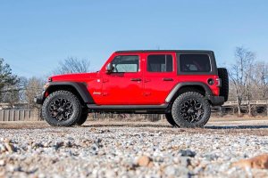 Jeep Wrangler Suspension Lift Kit - Front + Rear - Rough Country - V2 with Linear Coil Rate Springs - '18-'23